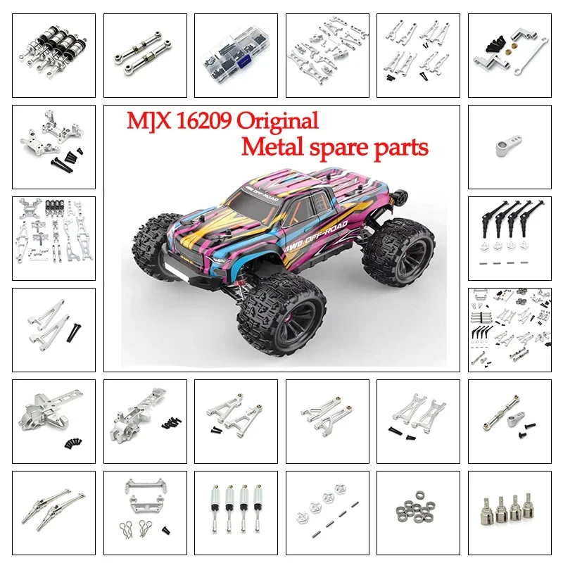 MJX 1/16 M163 16208 16209 16210 H16V3 RC Remote Control Car Metal Upgrade Parts Front and Rear Swing Up and Down Parts