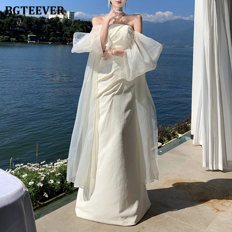 

BGTEEVER модное шикарное женское вечернее платье без рукавов элегантное женское длинное платье трапециевидной формы весна-лето Vestidos