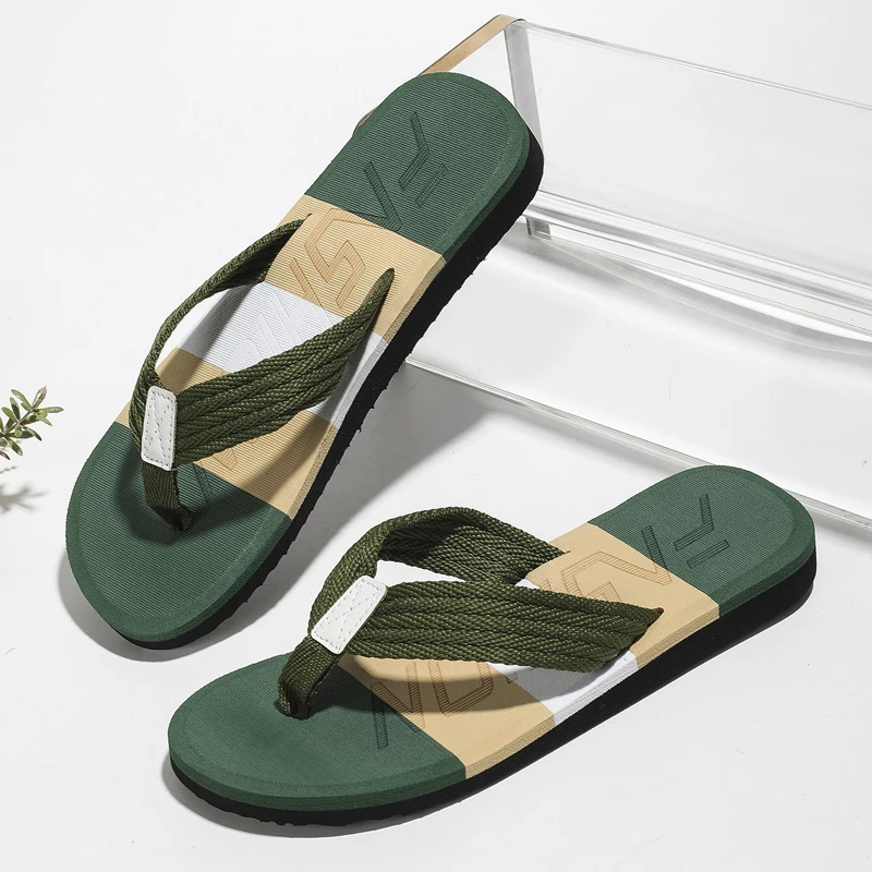 New Men Slippers Beach Flip Flops Slipper Sandals Non-slip Home Chanclas Slipper Anti-slip Zapatos Hombre Shoes Slides