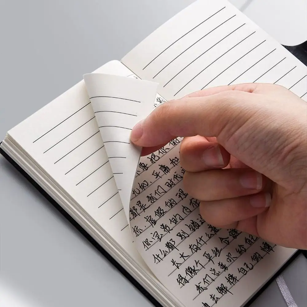 6 สี Memo Diary Planner A7 Mini Notebook Scrapbooking Agenda Organizer กระเป๋า Notepad หนา PU ฝาครอบโรงเรียนเครื่องเขียน