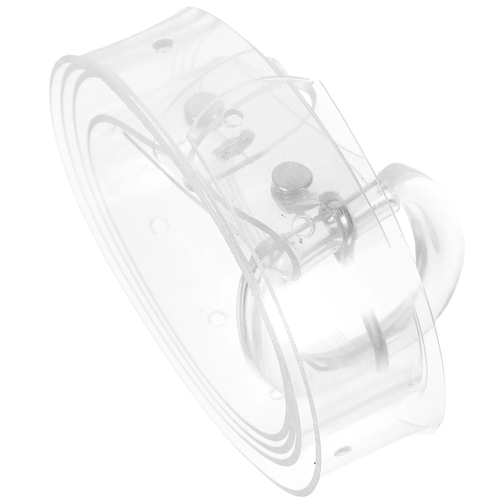 حزام خصر شفاف أنيق من البلاستيك، إبزيم سريع الفك، حزام خصر أنيق، إكسسوار فستان مزخرف للسيدات #5