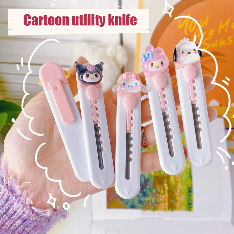 Niedliches Gebrauchs messer kawaii Box Cutter Cat Paw Express Box Cutter Brieföffner Papiers ch neider Staionery Messer Mini Taschen messer