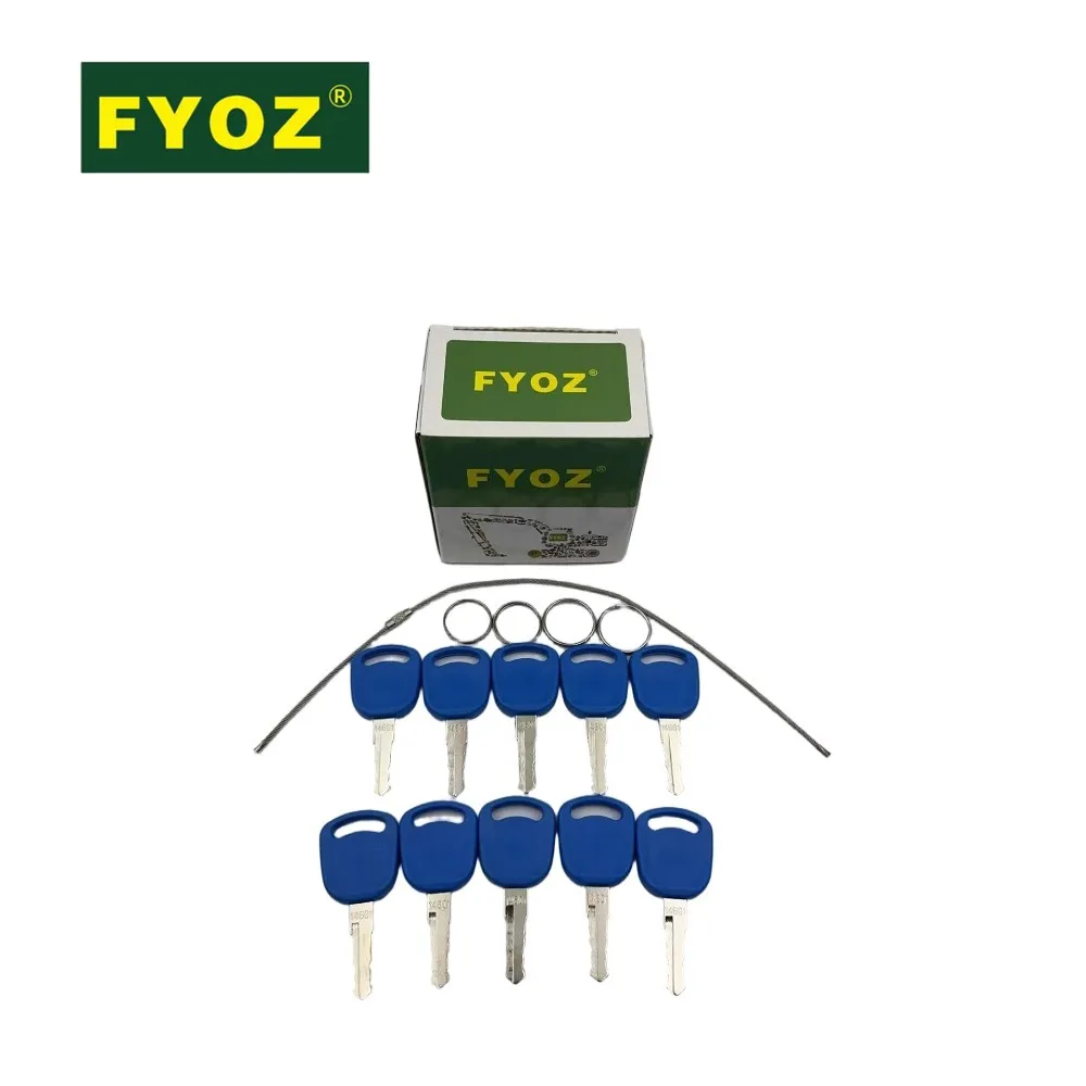 10pcs Ignition Key For Case/New Holland Excavator Tractor 14601 82003267 82030143 Excavator Part