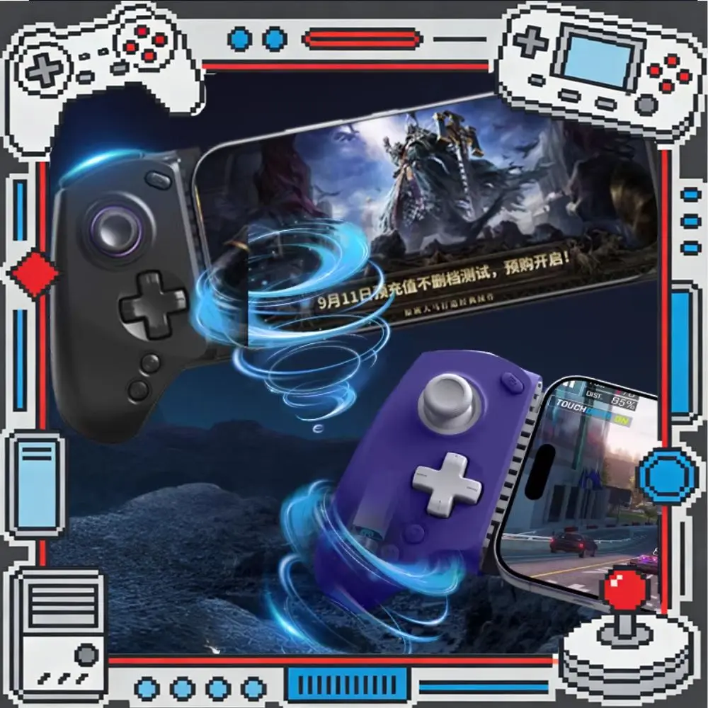 

Новый игровой контроллер Abxylute S8 для мобильных устройств и планшетов с функцией растяжения, Type-C, Bluetooth, симулятор для мобильных игр, аксессуар для облачных игр