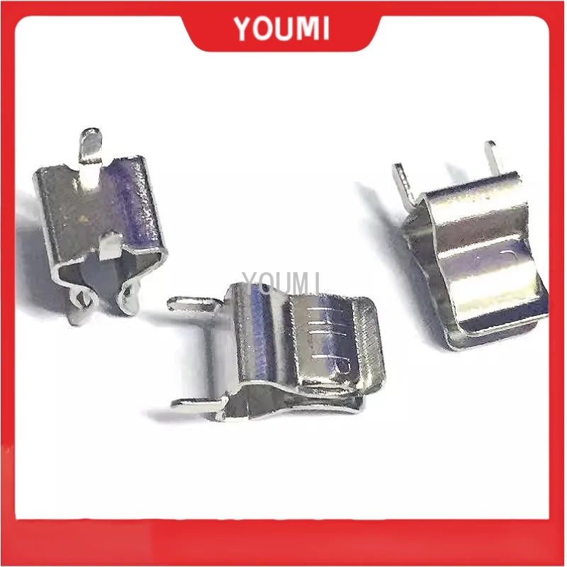 100PCS 5X20MM Fuseholders 5X20 Fuse Tube Support Fuse Holder for 5*20 Insurance Fuse Clip