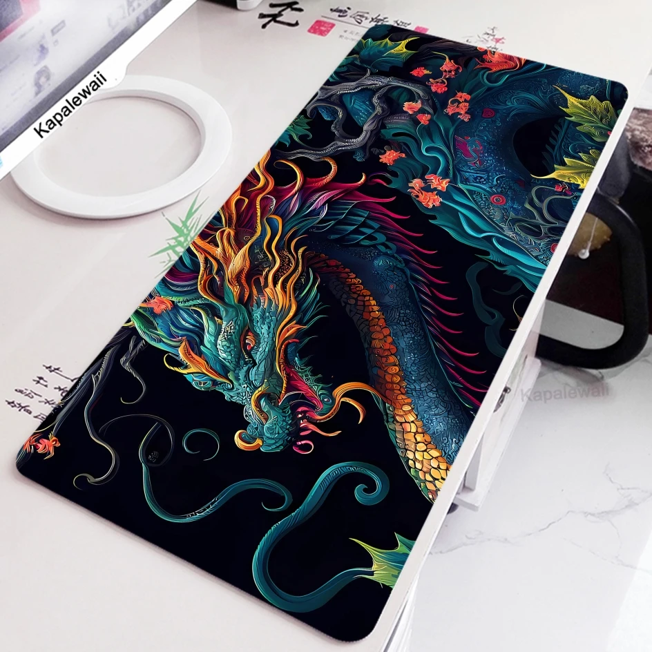 

Large Dragon Mousepad Gaming Mouse Pad Computer Mouse Mat Gabinete Gamer Mousepads XXL Large Keyboard Pads Desk Mat 900x400mm