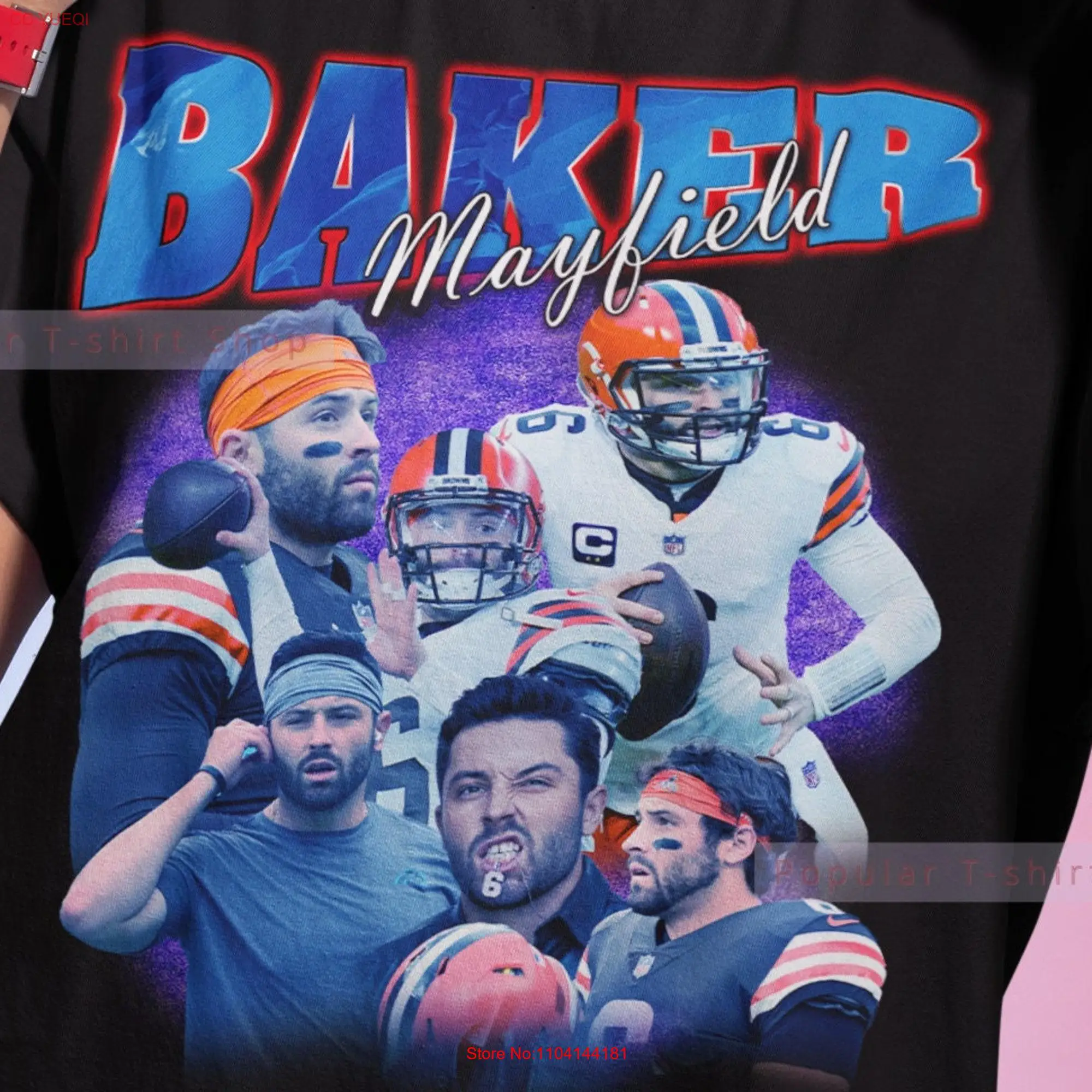 Baker Mayfield Vintage T Shirt For Him and Her SweaT Express Shipping Available long or short sleeves