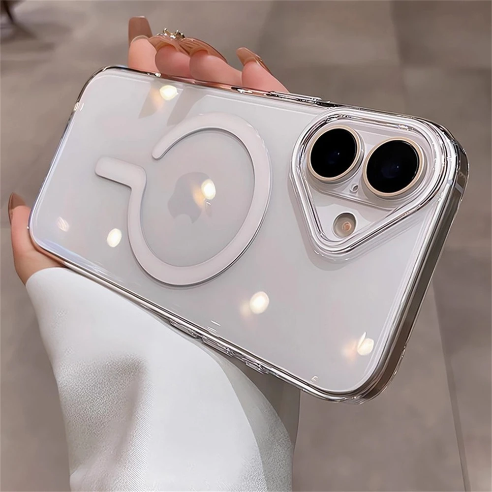 Transparente ultradünne PC-Hülle für MagSafe Magnetische Hülle für iPhone 18 17 16 15 14 13 Pro Max Plus Air Candy Color Stoßfeste Abdeckung – Detail 14