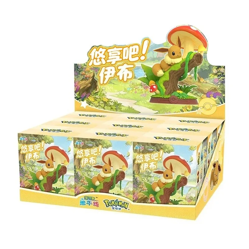 Anime Pokemon Funism Original Genuine Eevee Family Suit BlindBox Flareon Umbreon Sylveon Action Figure Collection Model Toy Gift image 3