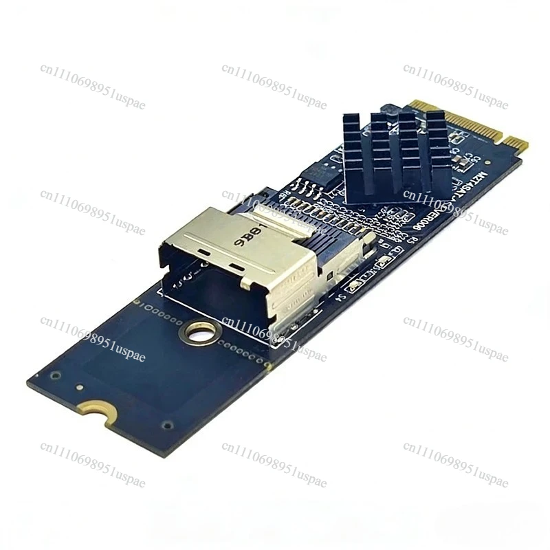 Suitable for M.2 NVME PCI-E to SFF-8087 MINI-SAS 36Pin 4-port hard disk adapter card ASM1064
