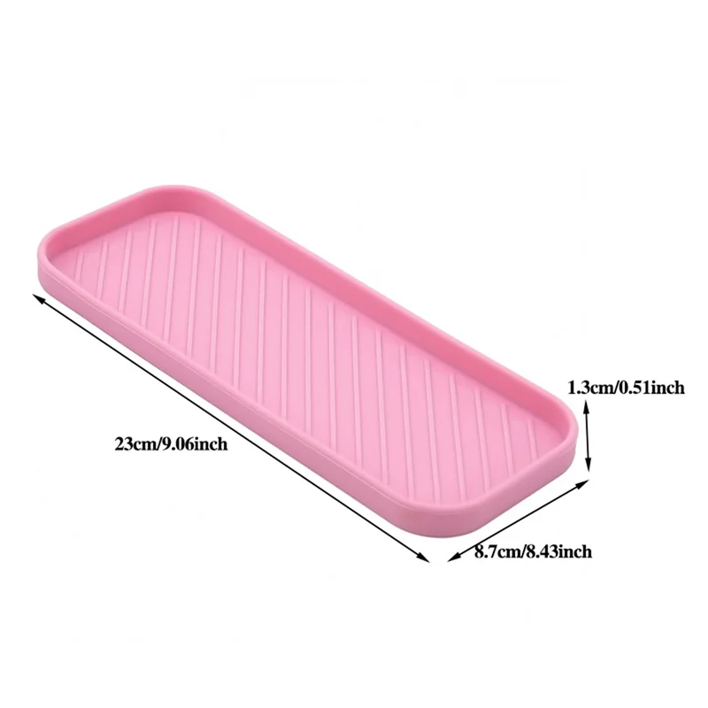 Silicone Soap Dish Storage Holder Soap Box Plate Tray Shower Soap Holder Draining Kitchen Sink Sponge Holder 1/2pc