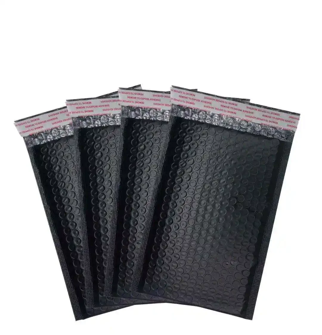 20pcs Large Size Black Co Extruded Film Long Strip 25 Wide Bubble Bag Express Delivery Shockproof Anti Drop Self-adhesive Bags