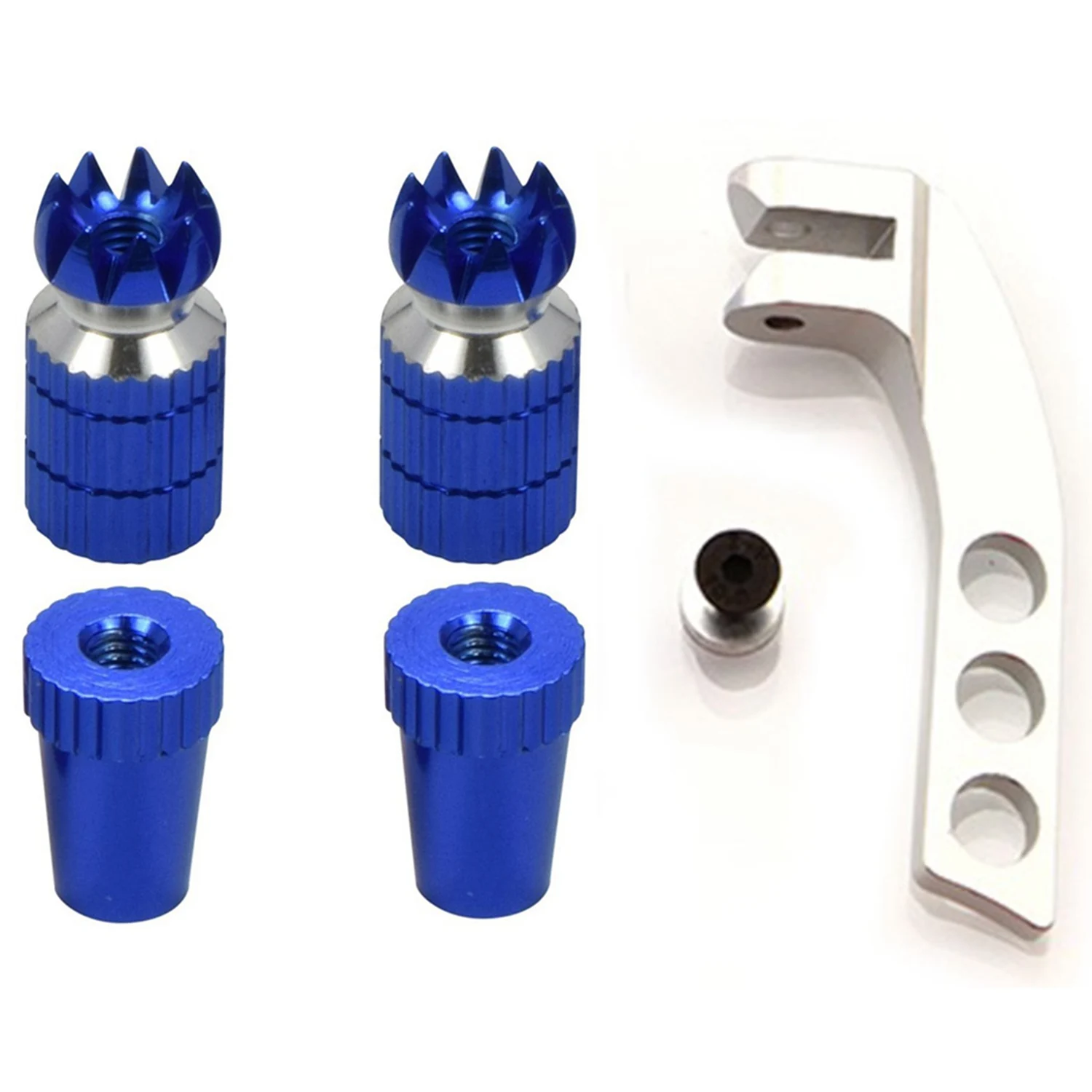 

LBER RC Transmitter Stick Ends Controller Thumb Rocker M3 Thread With Metal 4-Hole Transmitter Neck Strap Balancer Adjuster