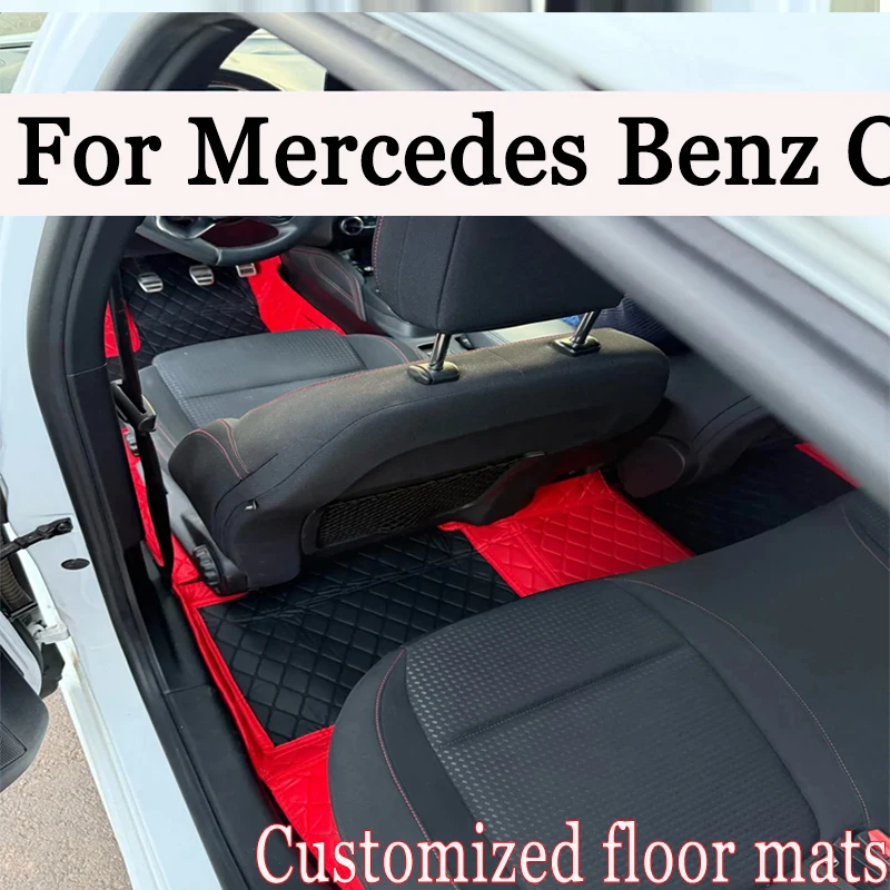 

Автомобильные коврики для Mercedes Benz C Class W205 C180 200 220 250 260 300 350 400 450 2014-15 2016 2017 2018 2019 2020 аксессуары