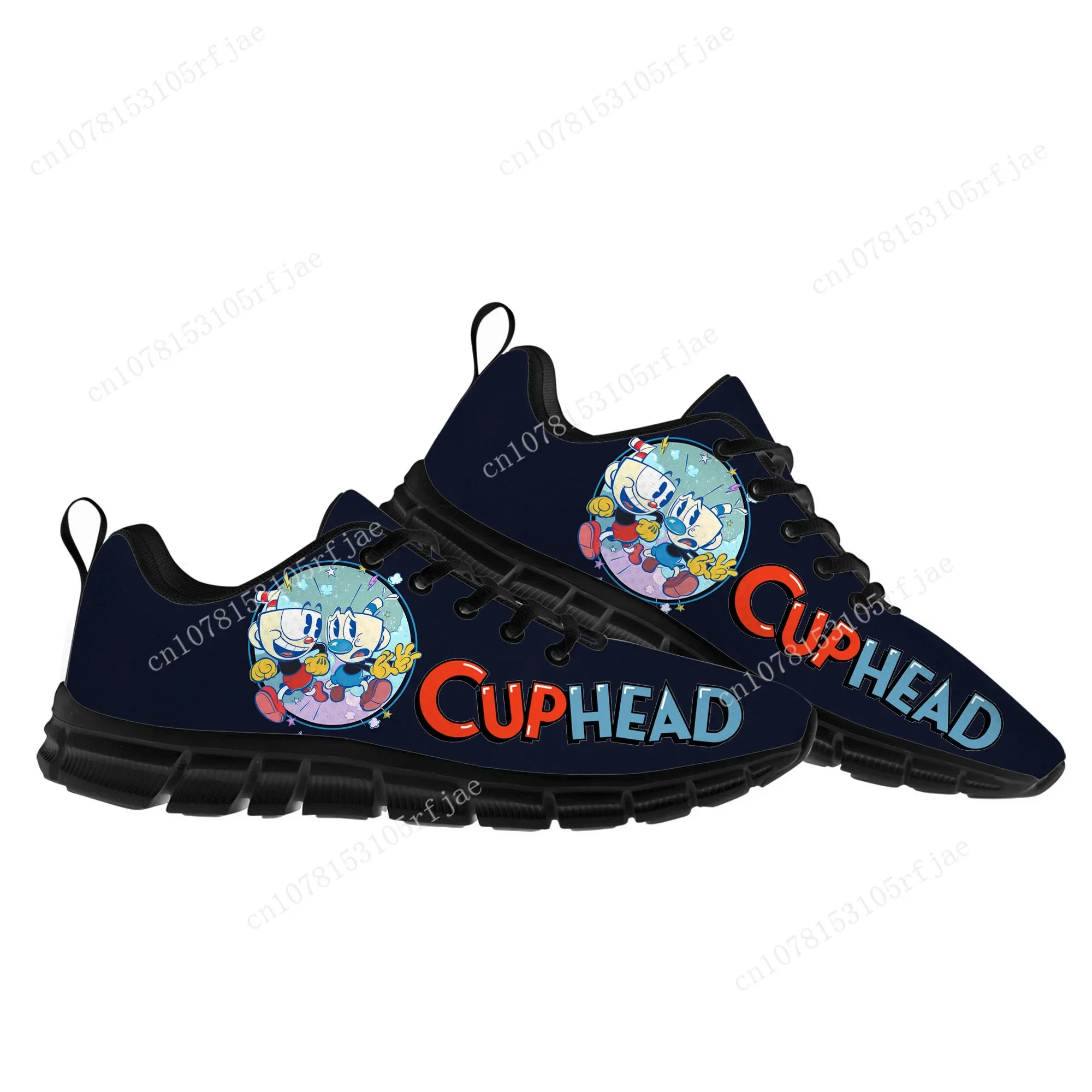 Hot Cupheads Mugmans Cartoon Game Sports Shoes Men Women  Sneakers Sneaker Custom Built Shoes