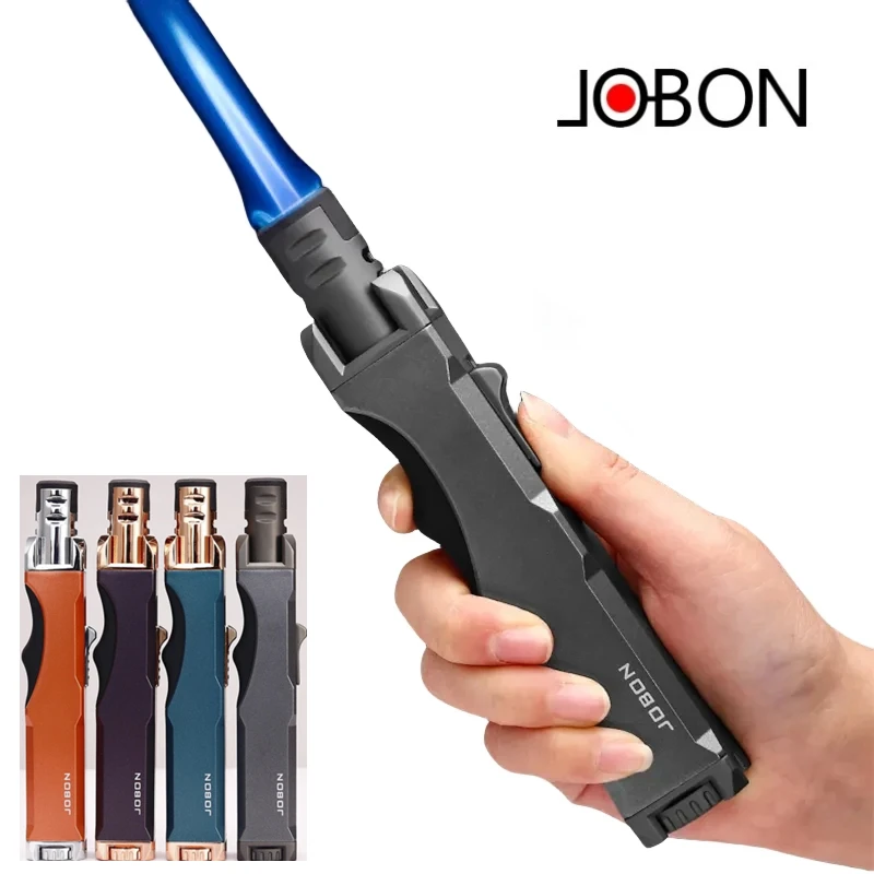 

JOBON Metal High Firepower Welding Gun Lighter Outdoor Windproof Turbine Butane Kitchen Barbecue Welding Lighter