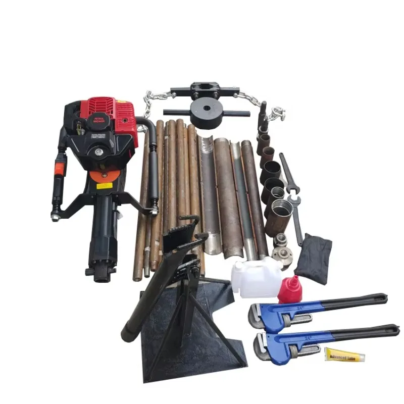 Impact soil sampling drilling rig surface core drilling machine portable soil collector for geological exploration