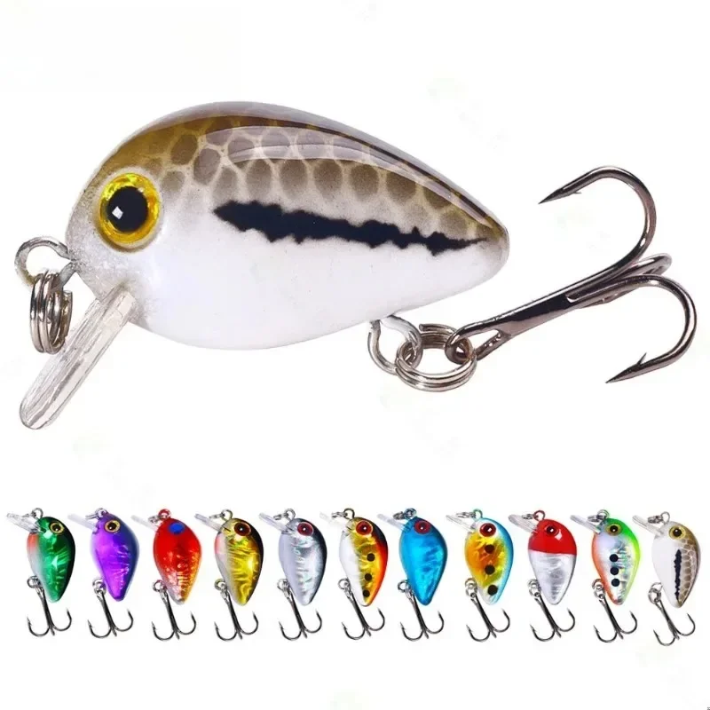 

Для 10-цветного набора Addsomebling Micro Mini Tiny Small Light Shallow Dive форель окунь рыболовные приманки
