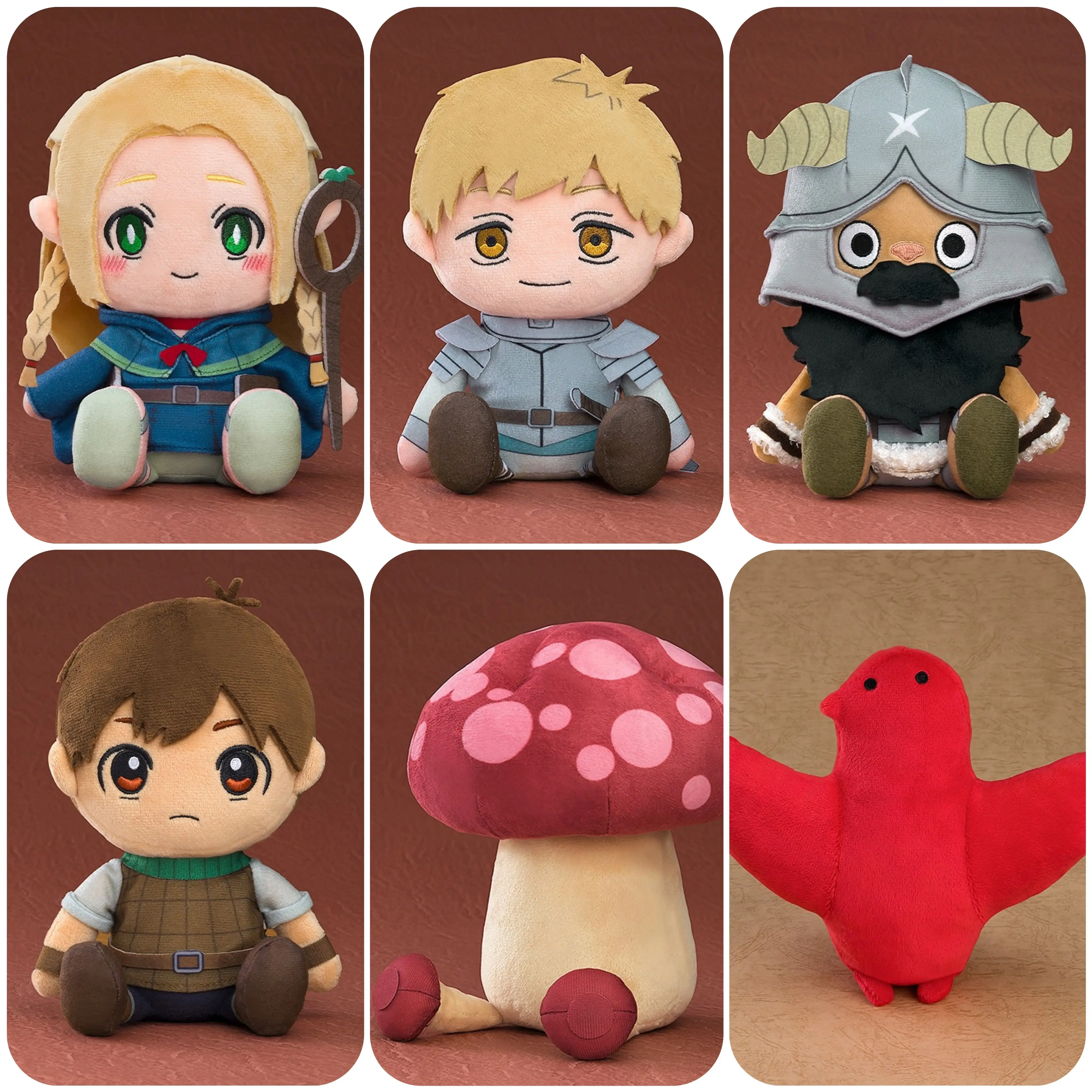 GSC Delicious In Dungeon Plush Doll Marcille Laios Chilchuck Anime Character Stuffed Collectible Toy For Anime Fans