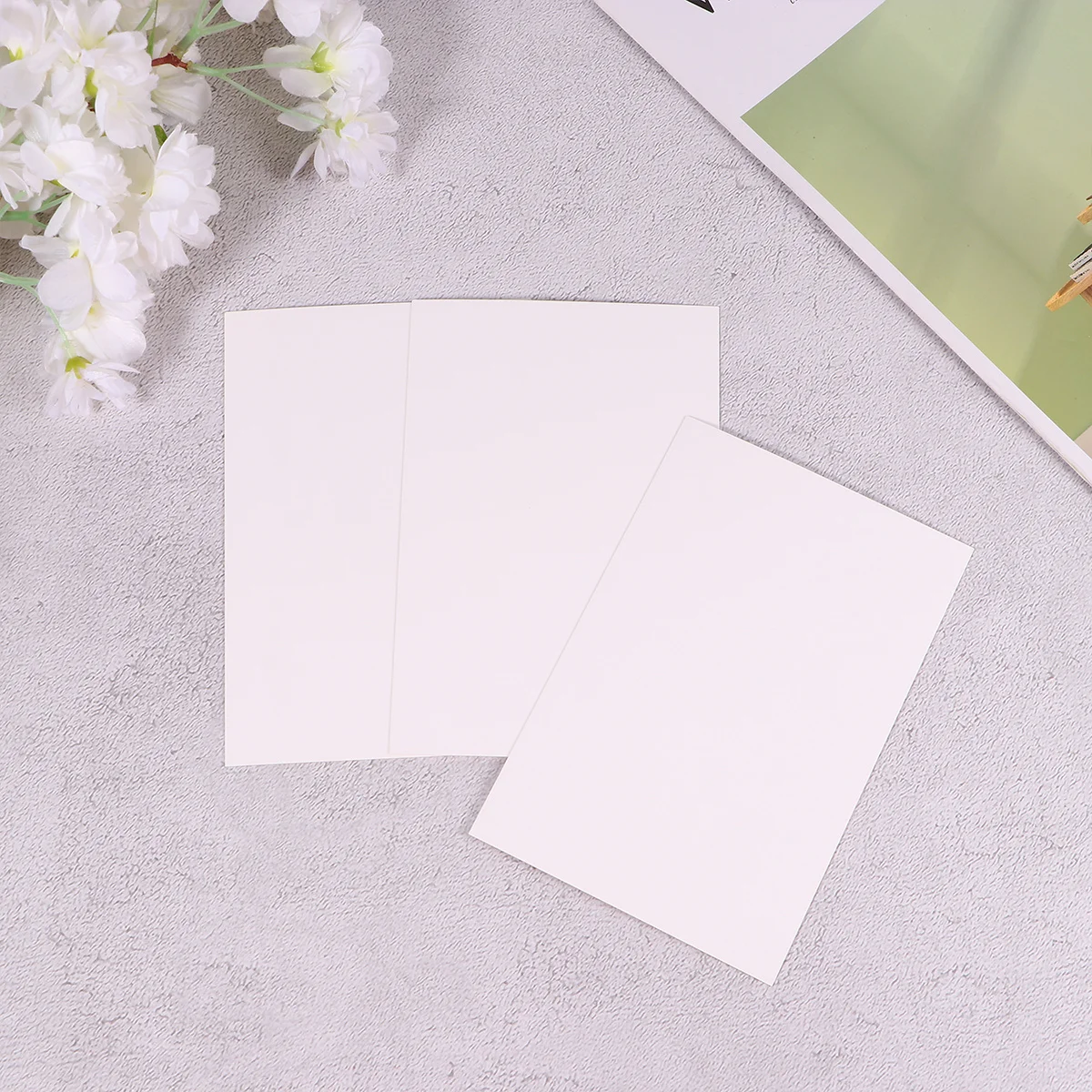 

100Pcs Creative Memo Cards Double-Sided Blank Paper for Handwritten Messages Gift Tags Wedding Party Message Cards
