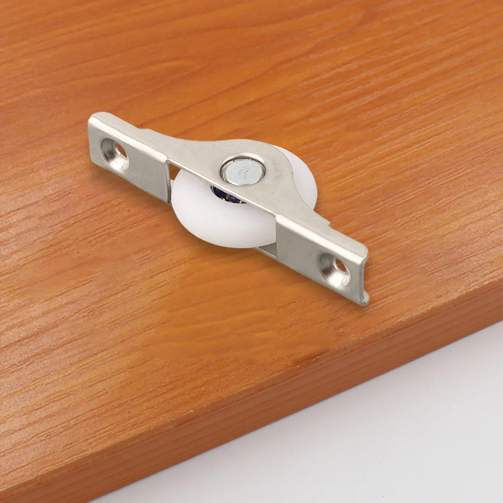 

62*11mm Iron Bracket Nylon Wheel 25mm Sliding Wheel Door Roller Pulley Wardrobe Accessories Cabinet For Window