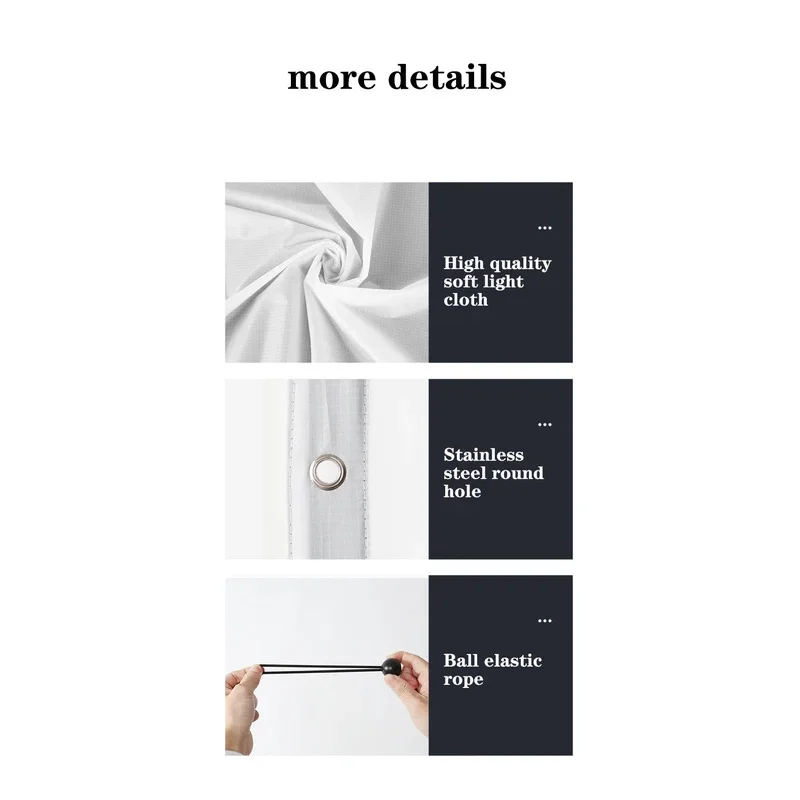 2x2.5M Translucent Screen Light Modifier Diffuser Buttely Frame Scrim Diffusion Photography Studio Use Photo Video