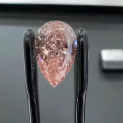 IGI Certificate Fancy Pink Diamond Pear Shape 4.11CT CVD HPHT Loose Stone Gemstones Lab grown Diamonds Wholesale