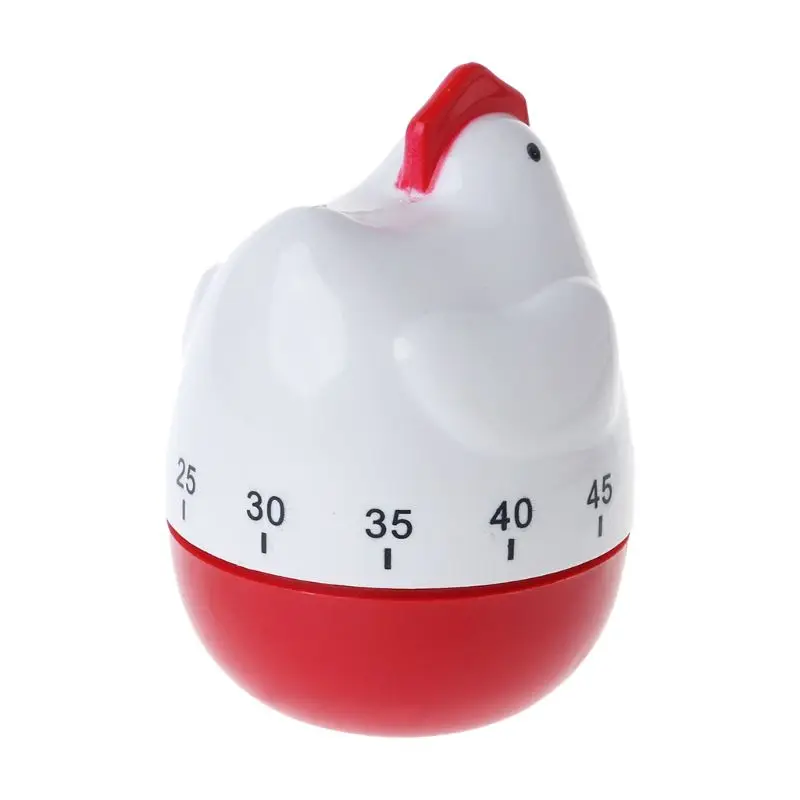 Cute Hen Shape Kitchen Cooking Timer Mechanical Countdown Clock Alarm Reminder f Drop Shipping images - 6