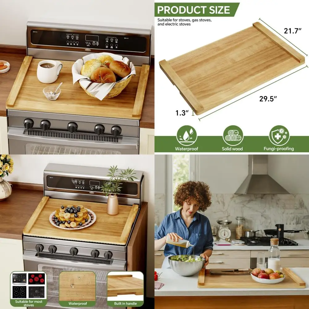 

Верхняя крышка электрической плиты 30 x 22 — защита газовой горелки, крышка раковины, кухонный аксессуар