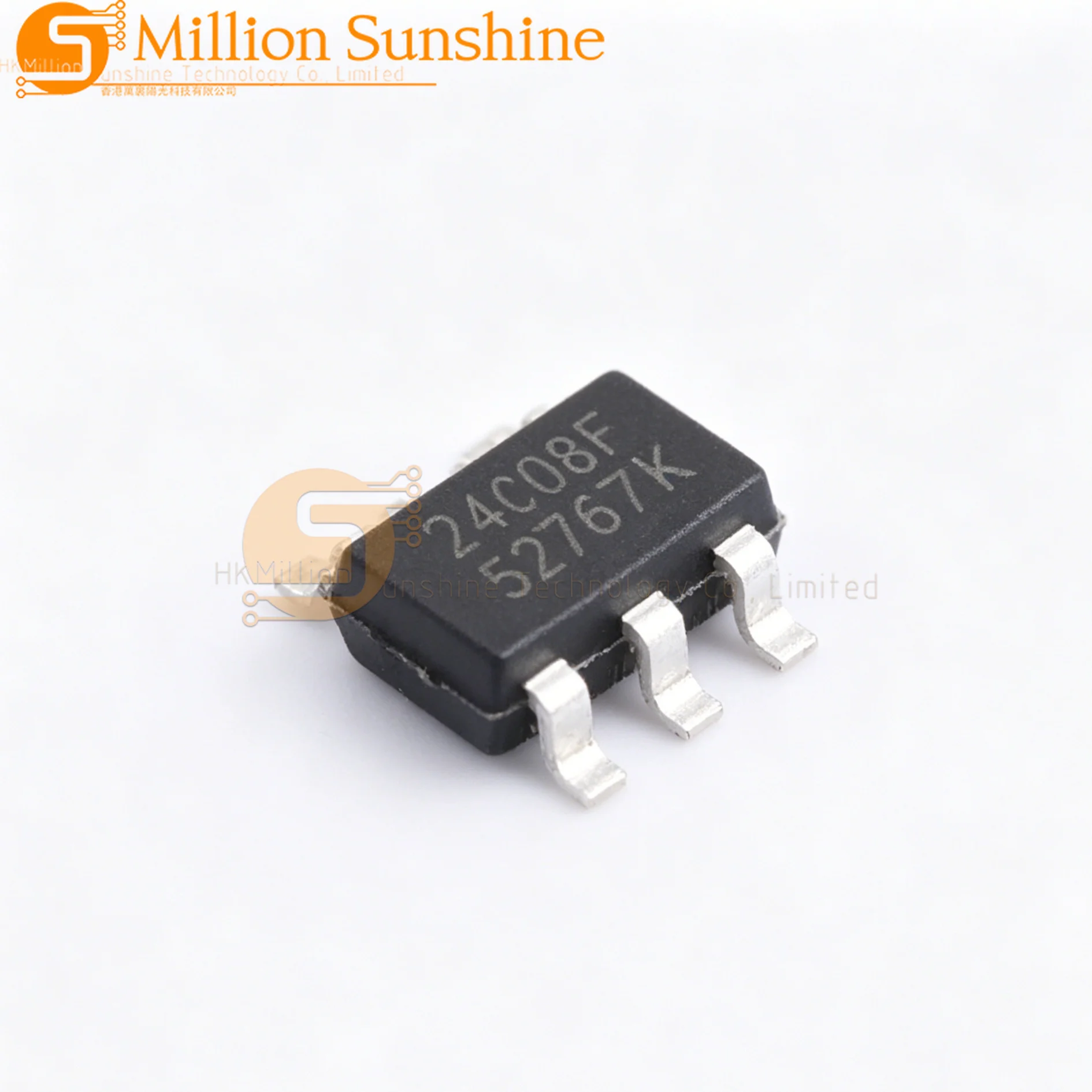 50pcs ZD24C08AE1-STGMT SOT-23-5 I2C 8Kbit 1MHz ZD24C08A EEPROM Memory Chip New Original