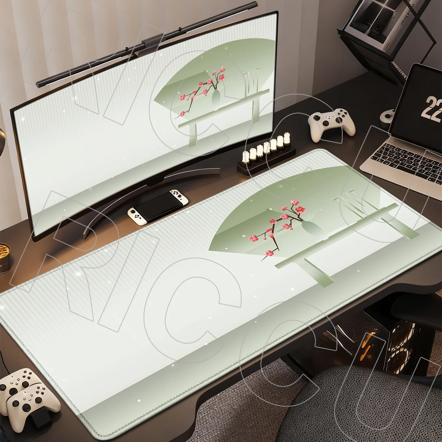 

Ancient Style Ornament Desk Mat Gamer Mousepad PC Accessories XXL Mouse Pad Office Desk Mat 400x900mm carpet Large Chinese Style