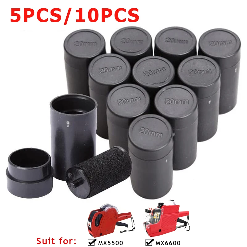 

10 шт. картриджи для MX-5500 MX-6600, цена, принтер, устройство для изготовления этикеток, гладкие рабочие чернила, роликовые колеса, принадлежности