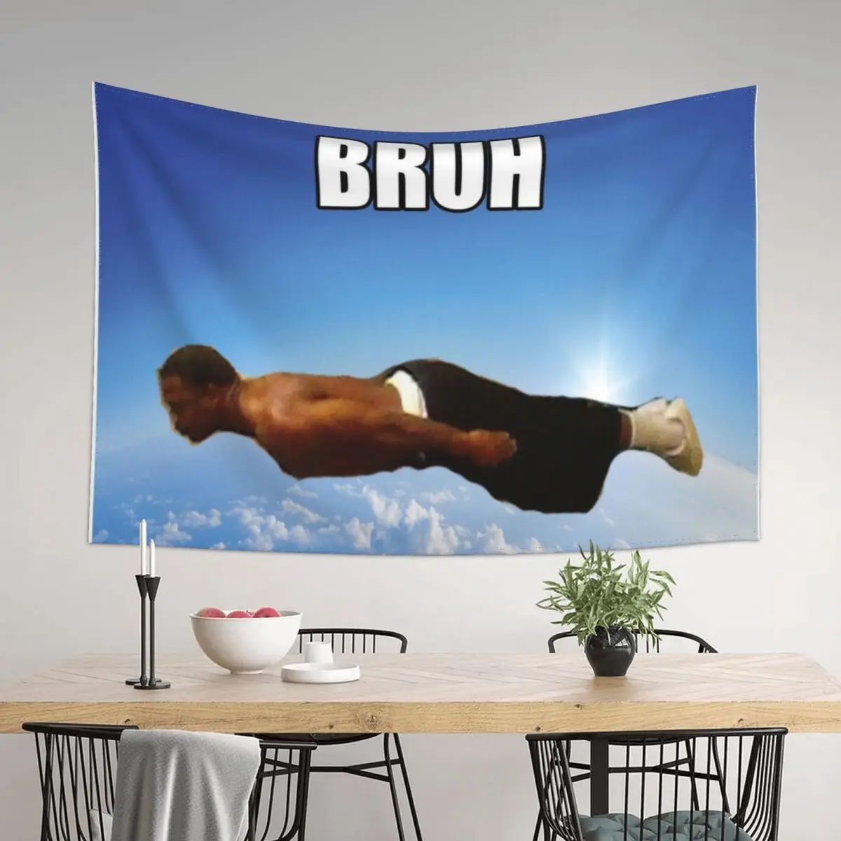 

Bruh Dude Tapestry Decor For Bedroom Room Decorating Aesthetic Tapete For The Wall Tapestry