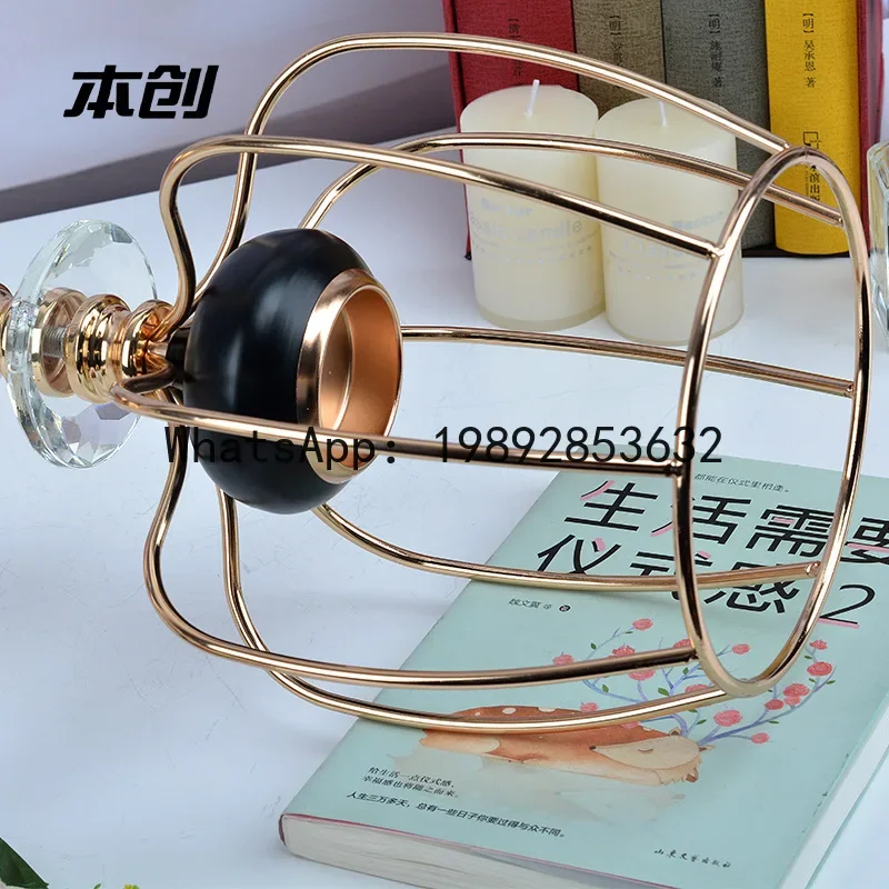

x-14 metal candle light dinner wrought iron table decoration ornament handicraft candle holder candle cup --2 pcs