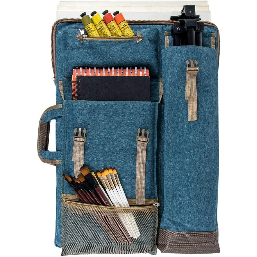 Art Portfolio Case Artist Rugzak Canvas Tas Groot 26" x 19,5"