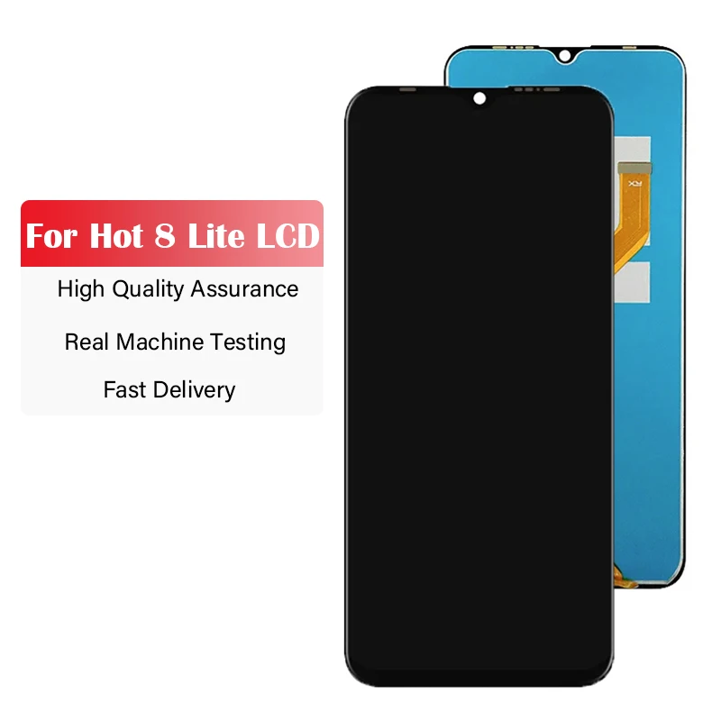 

LCD Screen for 6.52 inch Infinix Hot 8 Lite X650 LCD Touch Screen Digitizer Assembly with Repair Tool and Glue ,For CC7 KC2 LCD