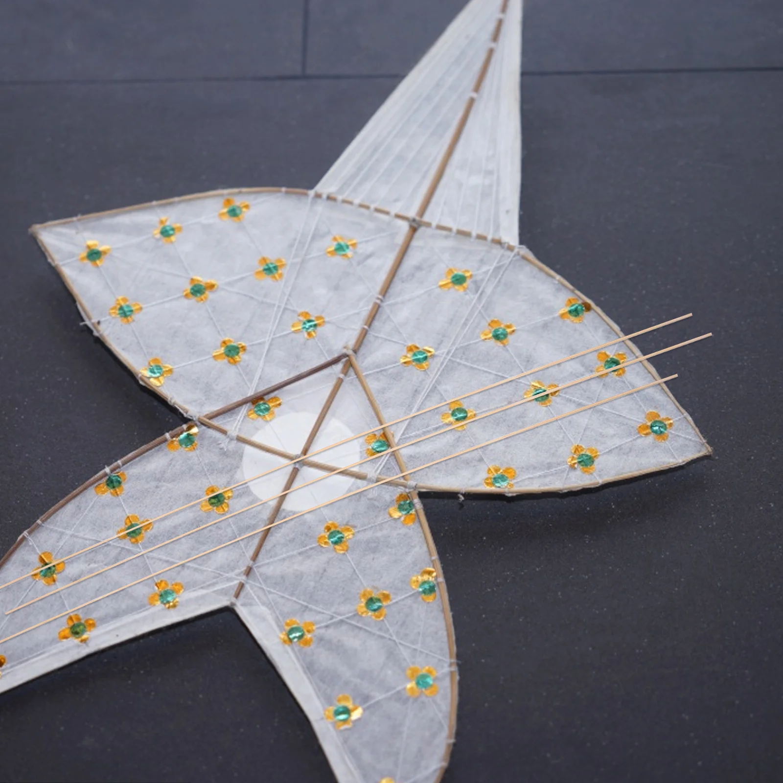 HONMEET 20 szt. Bambusowe pręty do latawców, do rękodzieła, napraw, materiały dla dzieci do tworzenia