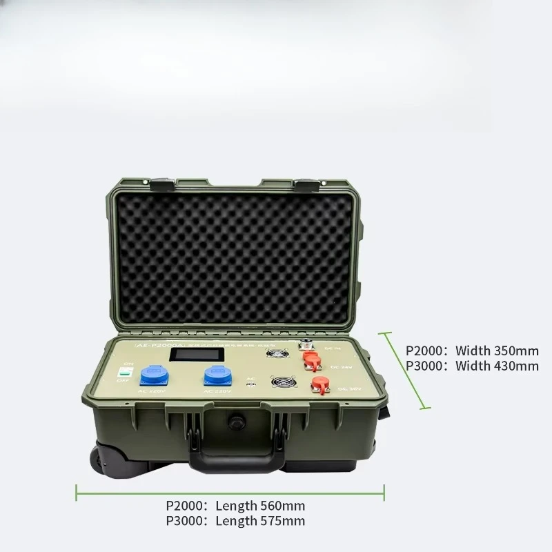 3000W 3360Wh Portable Power Station IP66 Solar Generator -20℃ Pure Sine Wave MPPT 2000+ Cycles