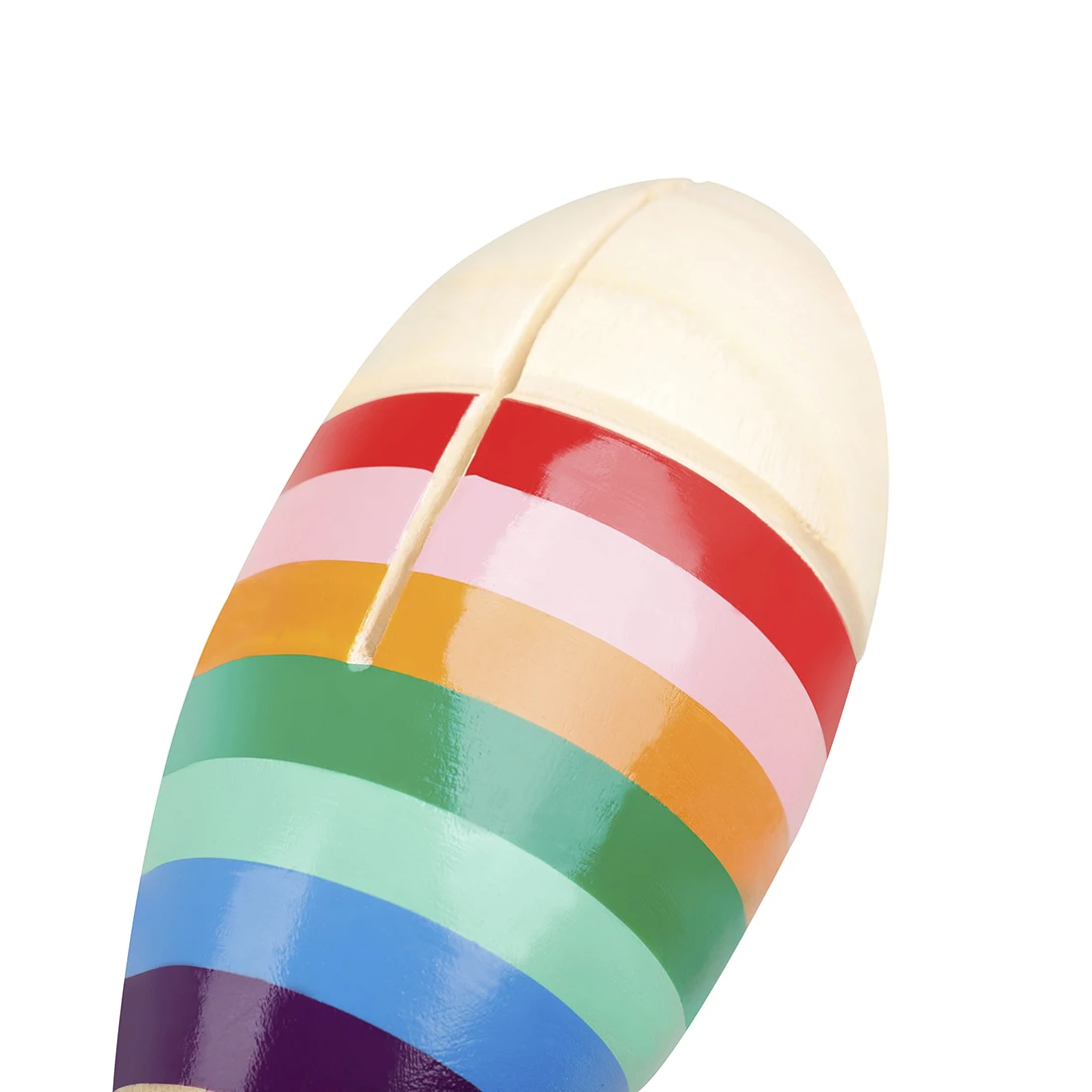 Mainan Anak-anak Orff Ikan Pelangi Mainan Knockout Mainan Ikan Kartun Kayu Solid Instrumen Orff Bahan Ramah Lingkungan