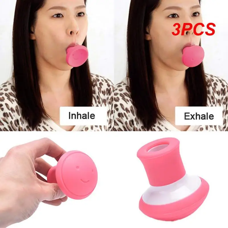 3PCS Exerciser V Face Facial Lifter Double Chin Remover Skin Care Firming Expression Exerciser Remove Masseter Muscle