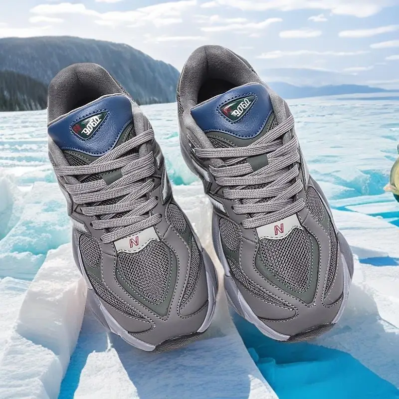 حذاء كاجوال موديل 9060 عصري، مناسب لمشاهد متعددة مثل الرياضة والمشي لمسافات طويلة وما إلى ذلك.