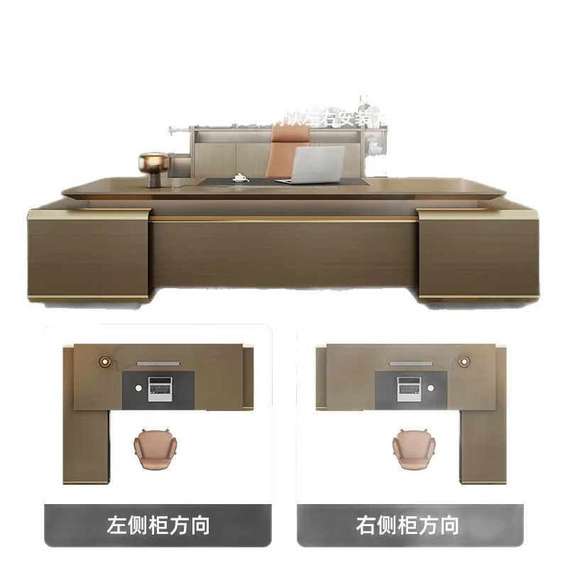 

Гуандун Современный Светлый Роскошный Стол Босса Президентский Стол Офисный Лидер Босс Офисная Мебель