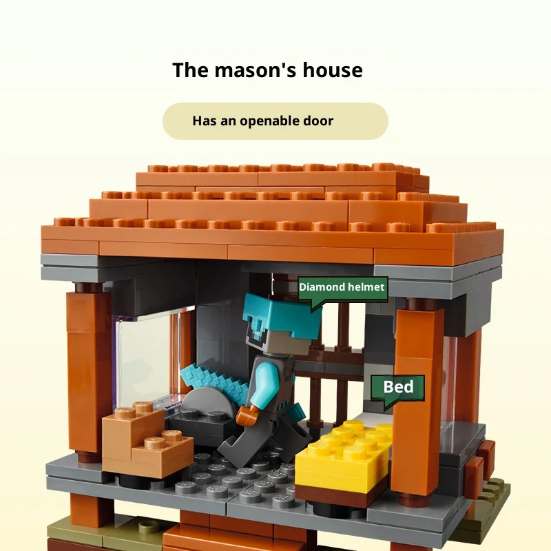 LEGO Building Blocks My World Predator Outpost e Predator Classic Building Blocks Set Giocattoli Regali per bambini