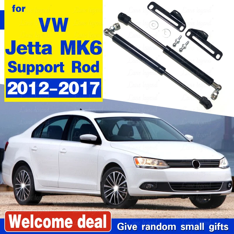 For VW Jetta MK6 2012-2017 front hood Engine cover supporting Hydraulic rod Strut spring shock Bars bracket