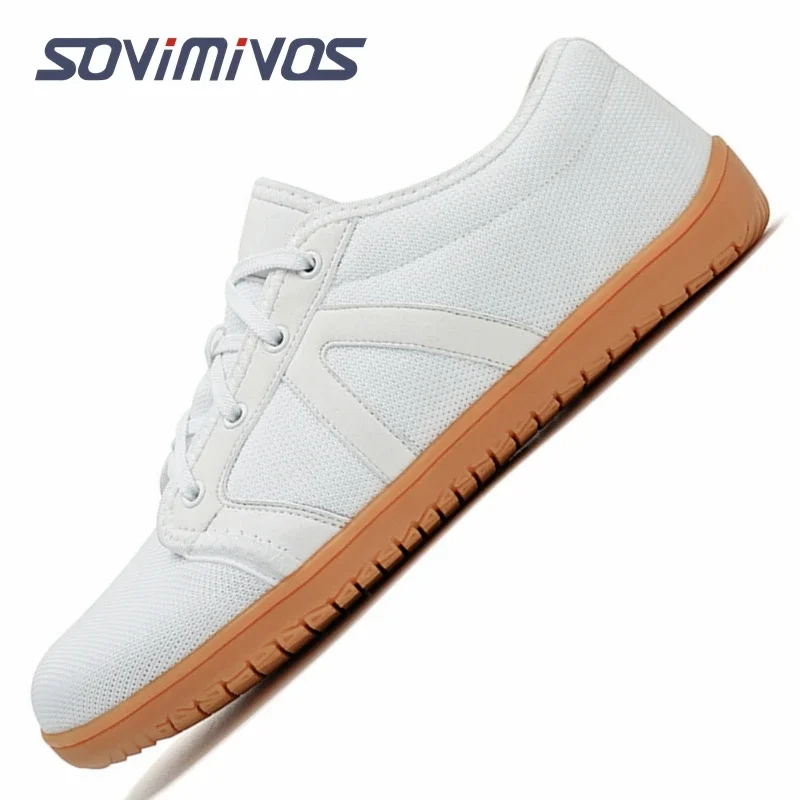 Scarpe a piedi nudi da uomo Zero Drop minimalista Running punta larga Box scarpe da Tennis scarpe da passeggio Sneakers traspiranti di larghezza larga per le donne