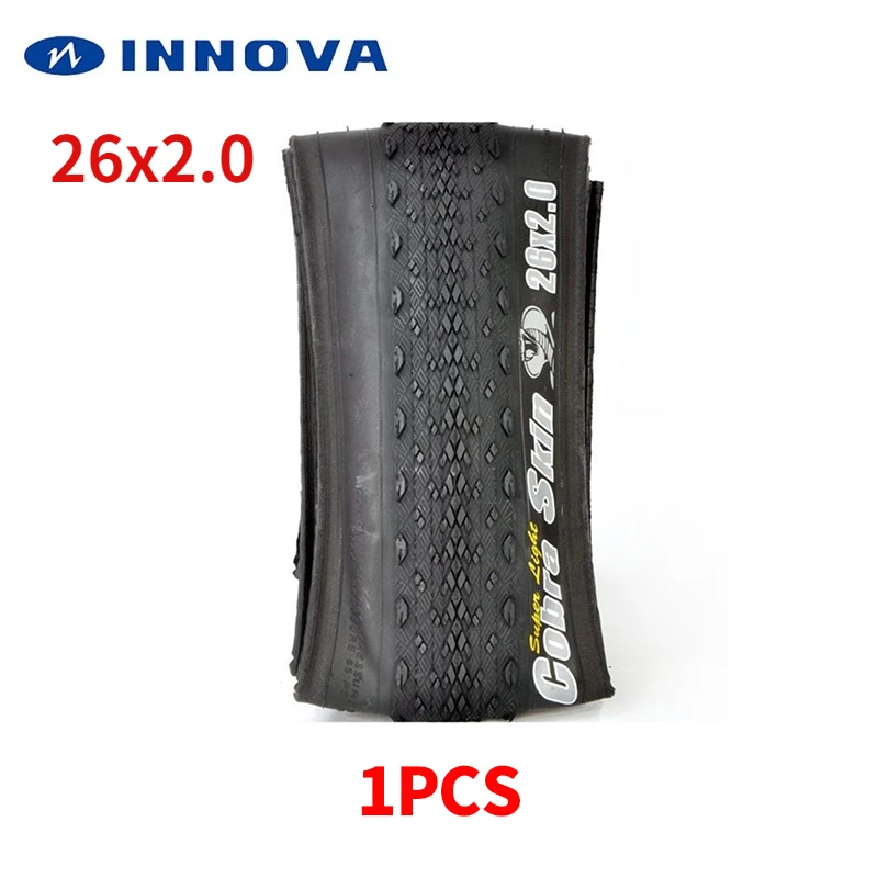 

Супер легкая велосипедная шина INNOVA Cobra MTB 26*2,0 60TPI устойчивая к ударам Складная шина 26 дюймов шина