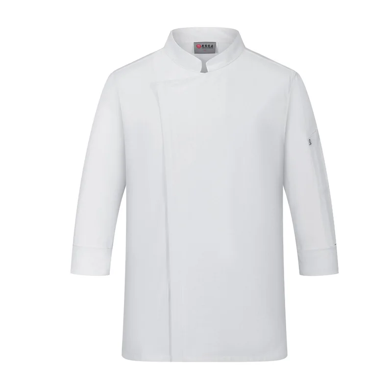 C190 – uniforme de Chef à manches longues pour adulte, salopette de Restaurant occidental, uniforme de Chef, manteau de Chef Sushi, uniforme de serveur, vêtements de boulanger de cuisine