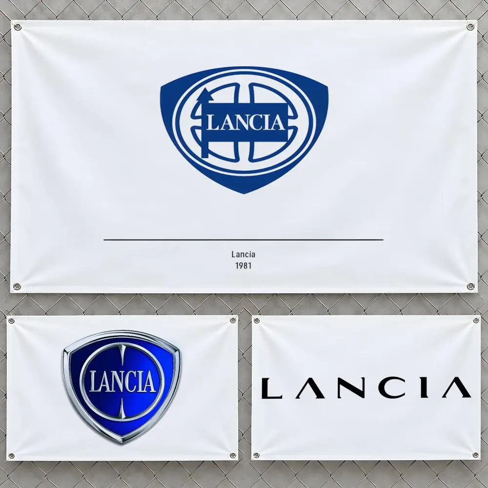 Brand L-Lancia Delta Integrale Rally Flags Wall Hanging Flag Banners For Birthday Parties Outdoor Bedroom Dorm Room Decor