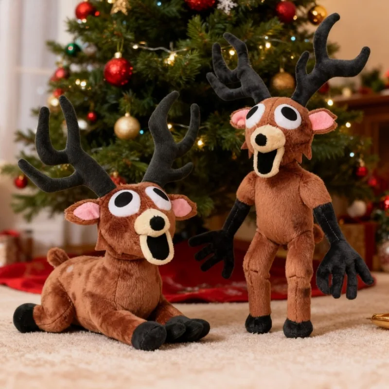 38 cm 99 notti cartone animato nella foresta cervo giocattoli di peluche bambola di pezza di cotone animale anime per bambini regalo di compleanno regali di Halloween