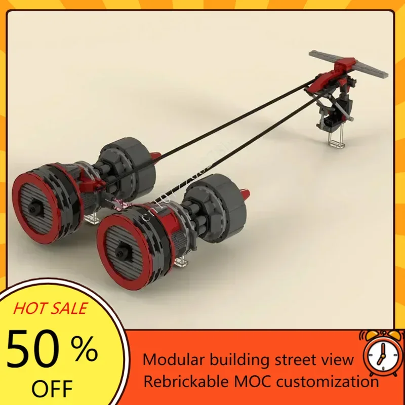 332PCS KV9T9B Wasp Space War Military MOC SpaceShip Battle Custom Puzzle Architecture DIY Education Assembly Model Toy Gift